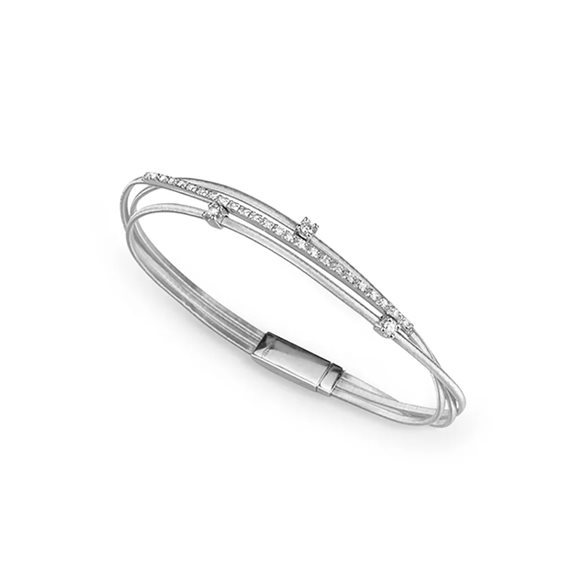 Pulsera Marco Bicego Mujer Goa in Oro Diamante 0.28 Ct BG617-B2 - BG617-B2